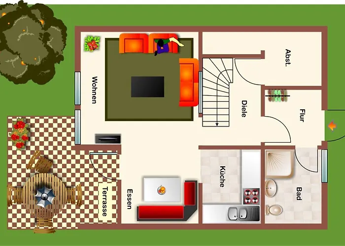 Lederstrumpf Im Feriend Prázdninový dům