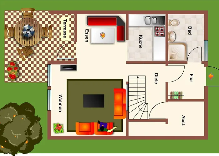 Lederstrumpf Im Feriend Prázdninový dům *